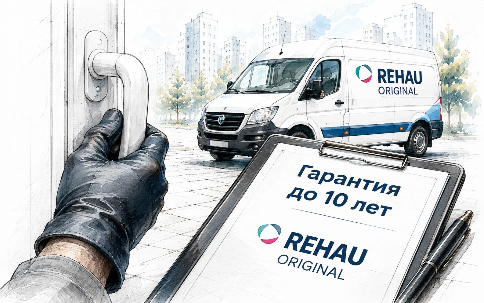 Сервис окон REHAU